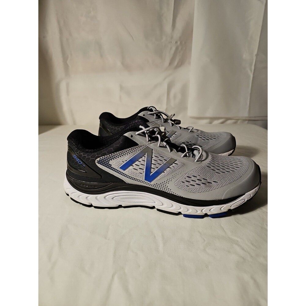 New Balance 840v4 Men's 12.5 cushion abzorb black gray blue running train